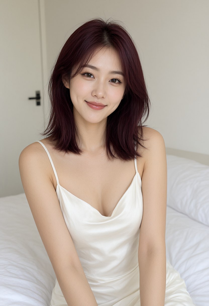 傍晚江边散步的人与远处灯光